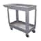 Pake Handling Tools Plastic Utility Cart, 550 lb. Cap, 38" x 17.25", 2 Shelves PAKPP01 - alternate 1